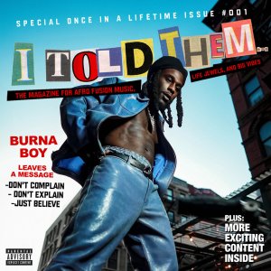 Burna Boy - I Told Them (Cover art)