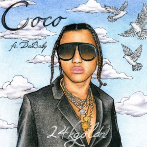 24kGoldn - Coco (ft. DaBaby) (Cover art)