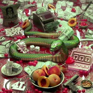 Young Nudy - Peaches and Eggplants (Remix) (ft. Latto and Sexyy Red) (Cover art)