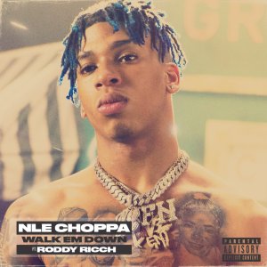 NLE Choppa - Walk Em Down (ft. Roddy Ricch) (Cover art)